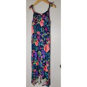 Cherokee Girls Floral Hi Low Maxi Dress Girls Size 7-8